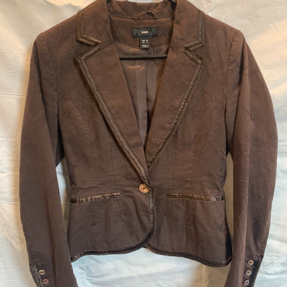 Vintage looking brown 100% cotton jacket